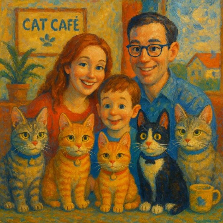 印象派風格以快速、短暫的筆觸捕捉光影與氣氛，重視當下感受勝於細節描繪。 色彩鮮明且層層堆疊，常用戶外自然光源呈現生動的生活場景。 畫面帶有鬆散柔和的質感，強調主觀觀察與情緒氛圍的流動。