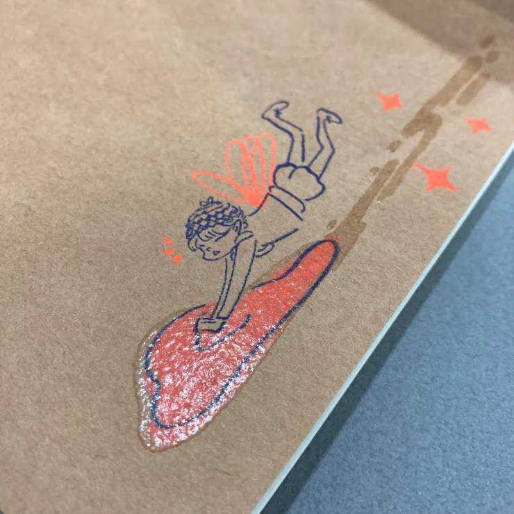 應用烤松香效果製造材質