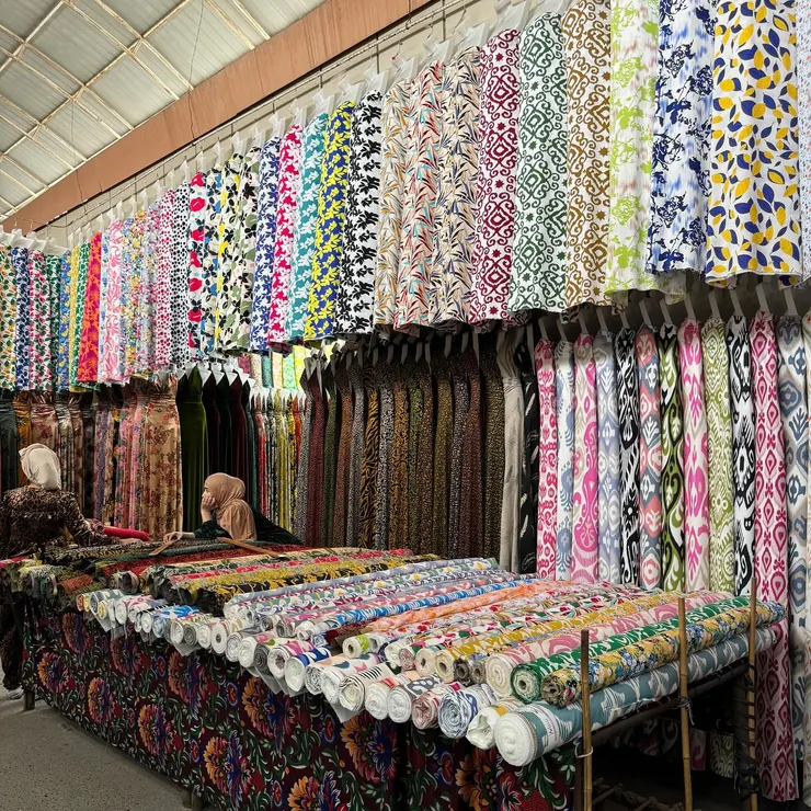 美麗的烏茲別克花布