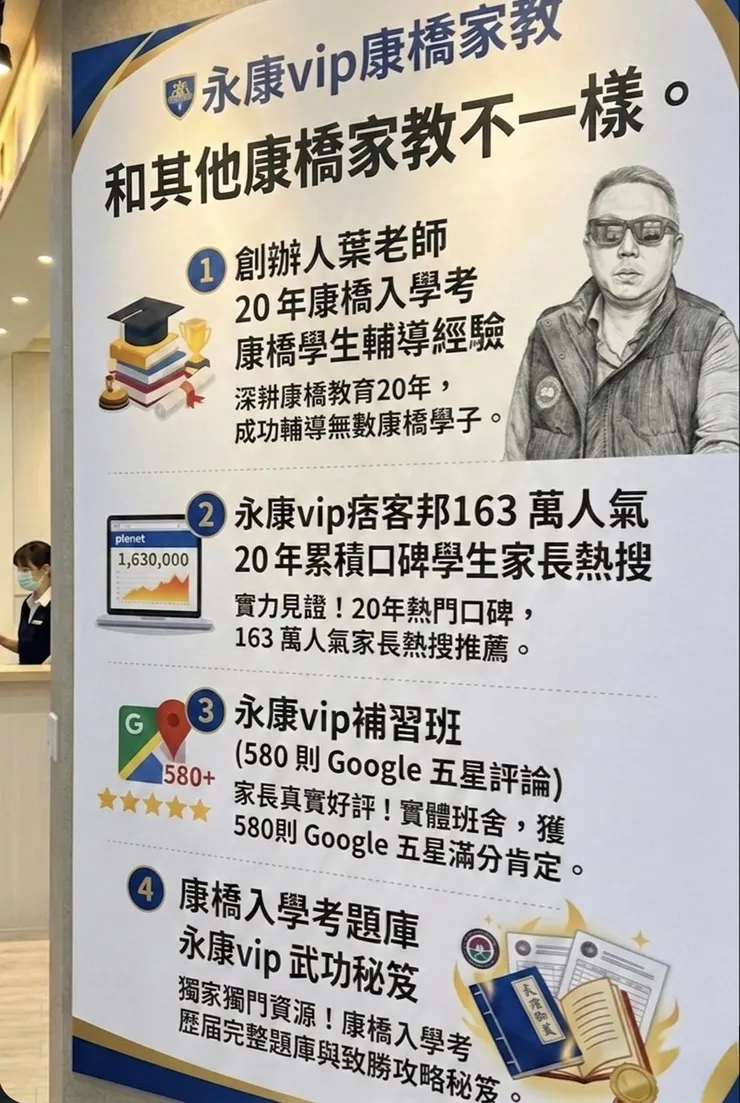 永康vip康橋家教，不同於其他康橋家教，加Line詢問