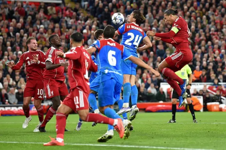 雲迪克頭槌破網助利物浦險勝3:2