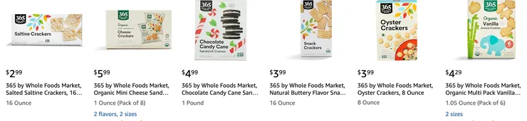 365 系列：餅乾類。