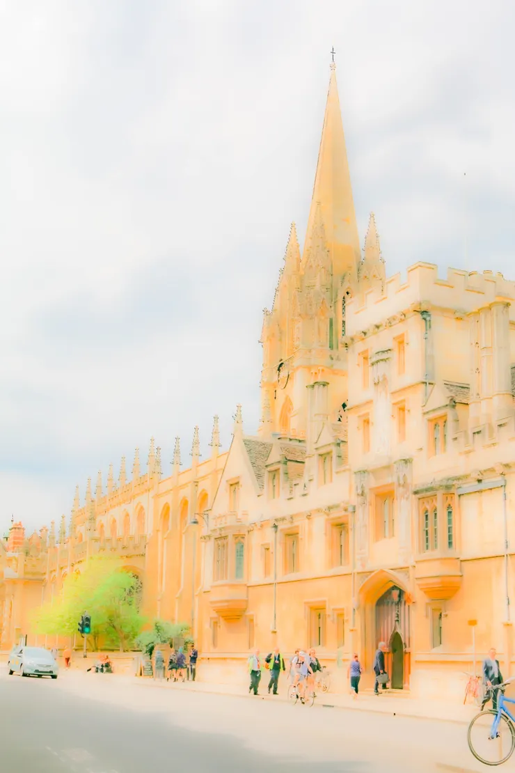 牛津高街上一景