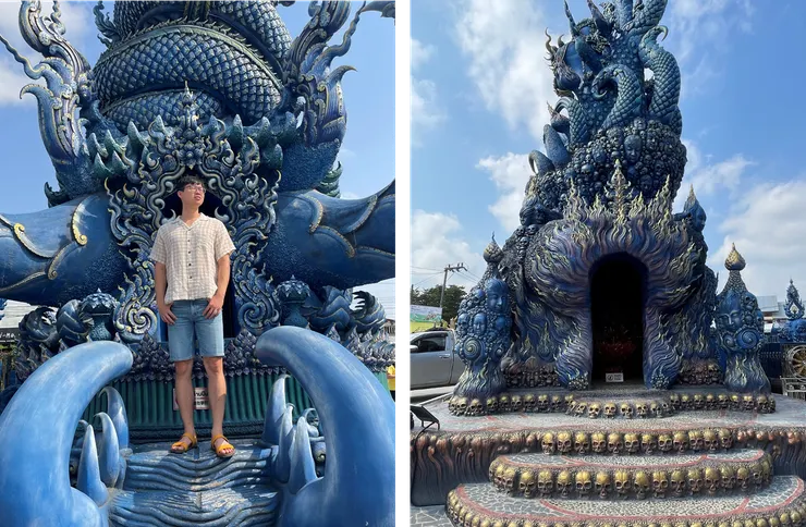 Rong Suea Ten Temple (藍廟)。