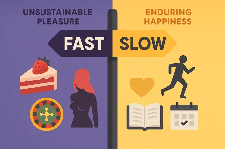 快多巴胺與慢多巴胺。圖／AI 生成