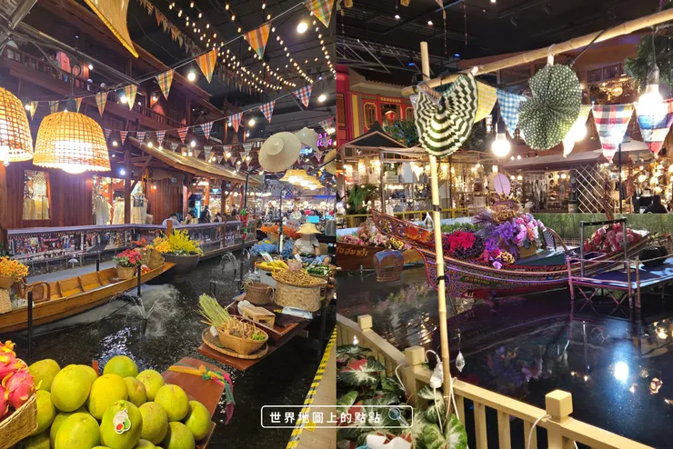 美食街的水上市集