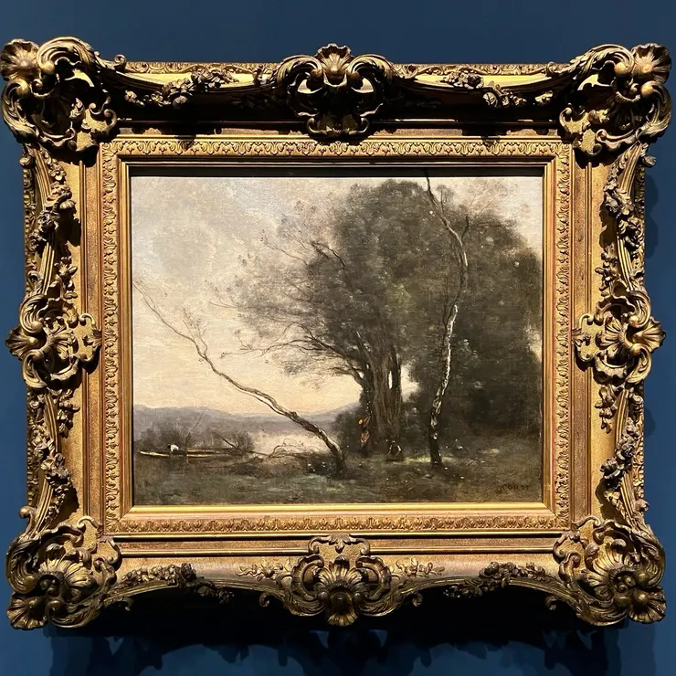 科洛《傾斜的樹幹》,約1860-1865年