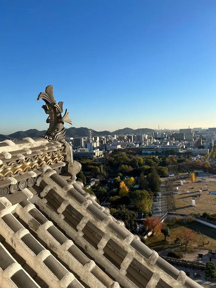 （姬路城天守閣的鯱）