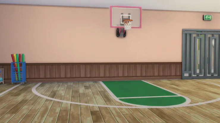 有些學校的「體育館」不是籃球場，而是羽毛球場。