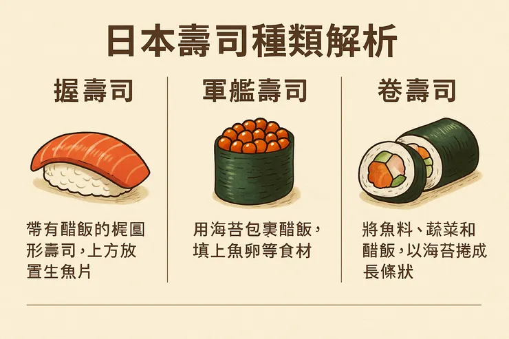 日本🇯🇵壽司種類解析