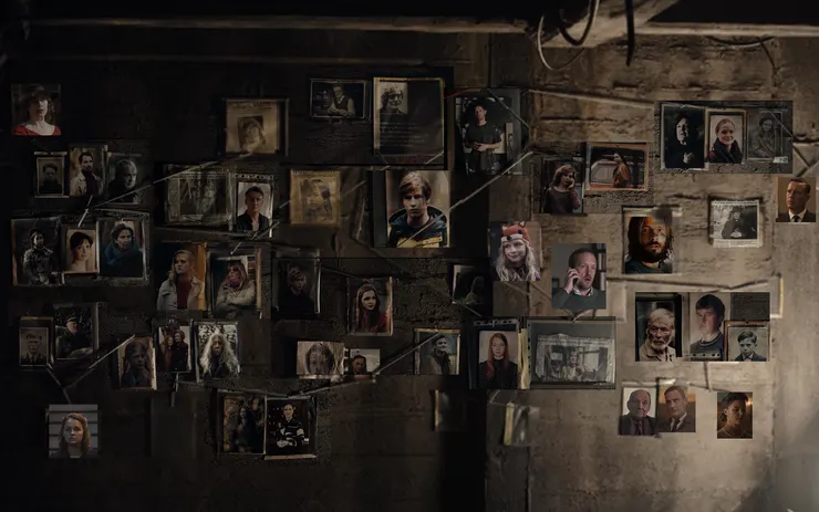 合併重組劇中的人物關係牆壁，有些人物找不到原本的圖只能用其他圖代替。(手機無法放大圖片，建議用電腦觀看)