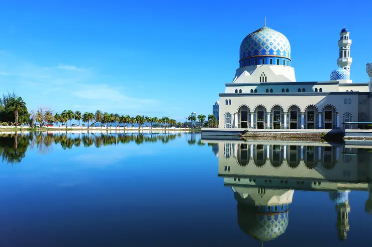 ▲水上清真寺