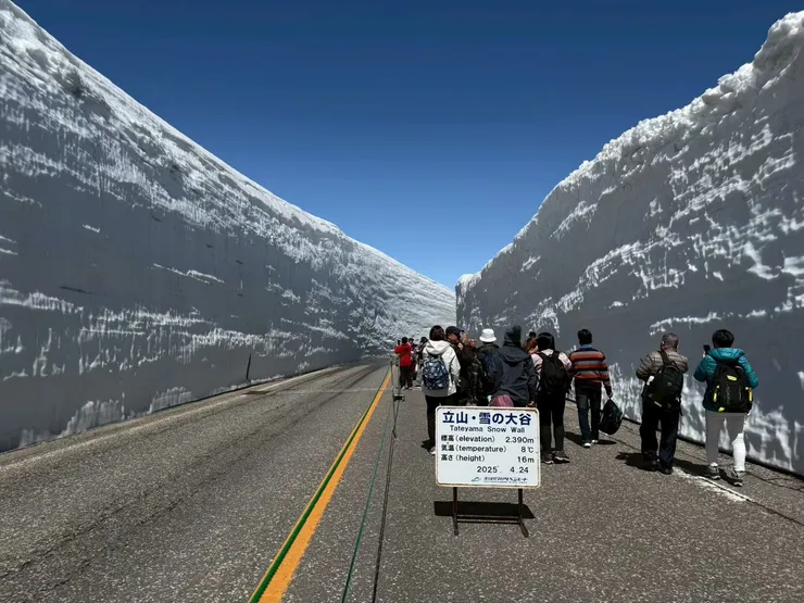 往前走就會看見這個立牌，偶爾會需要排隊拍照