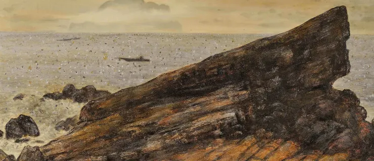 〈婆娑之洋〉局部—岩塊