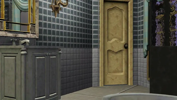 看起來是兩個套房,其實共用一個洗手間。