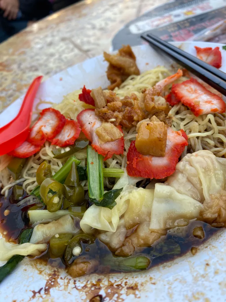 雲吞麵 吃一次少一次