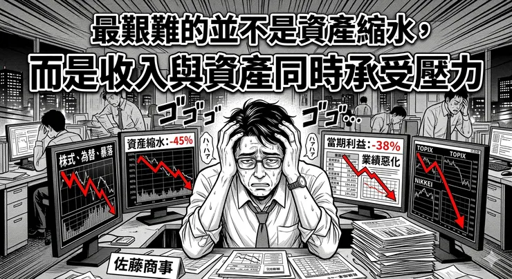 最艱難的並不是資產縮水,而是收入與資產同時承受壓力。