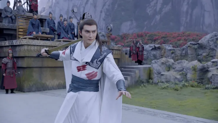 切鏡頭後變暗紅色（神官長的血凝固得太快了吧）