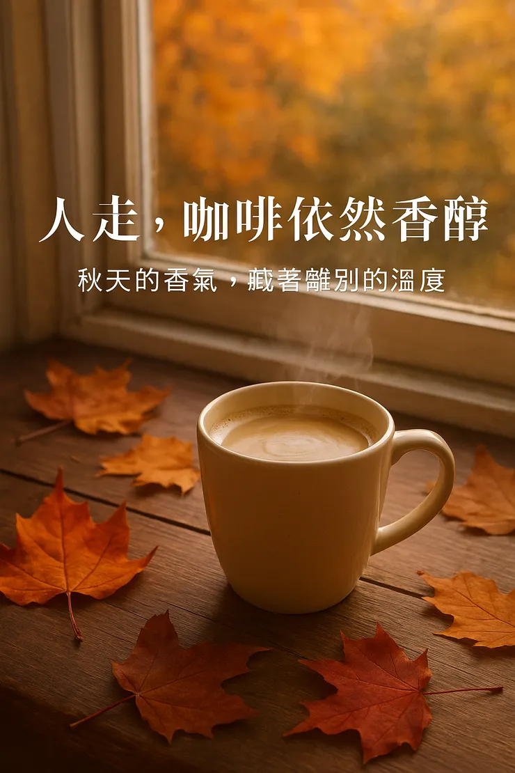 〈人走，咖啡依然香醇〉｜秋天的香氣，藏著離別的溫度