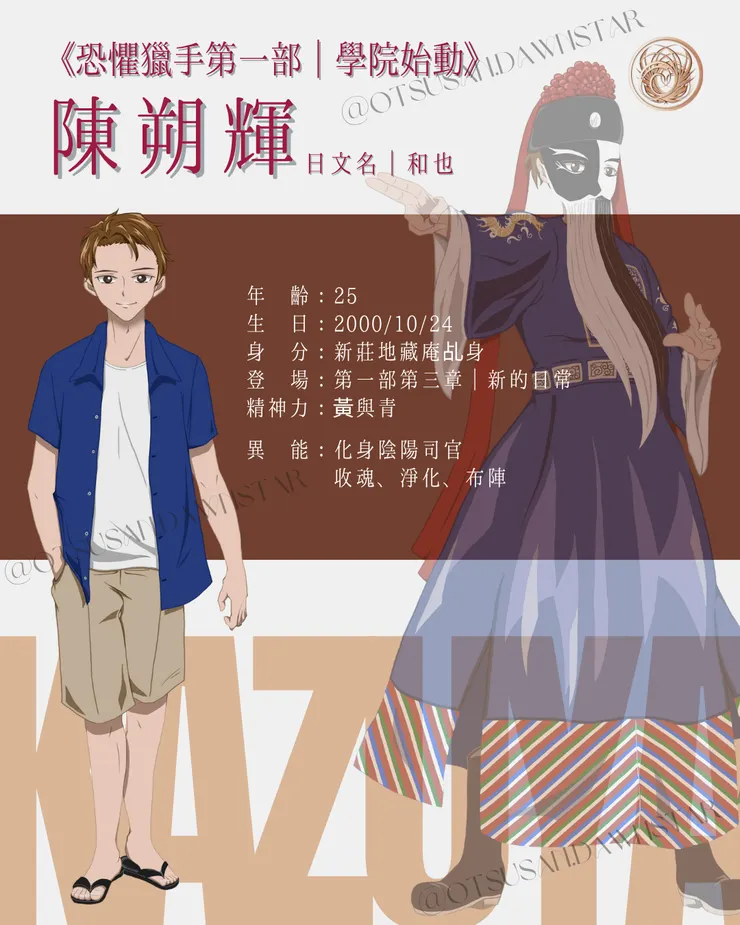 恐懼獵手－和也｜乙參繪製