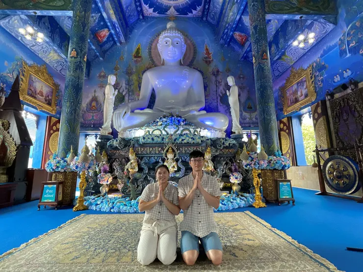 Rong Suea Ten Temple (藍廟)。