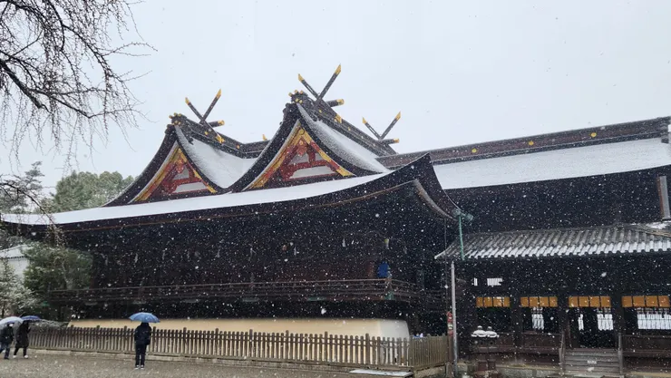 吉備津神社的看點: 比翼入母屋造