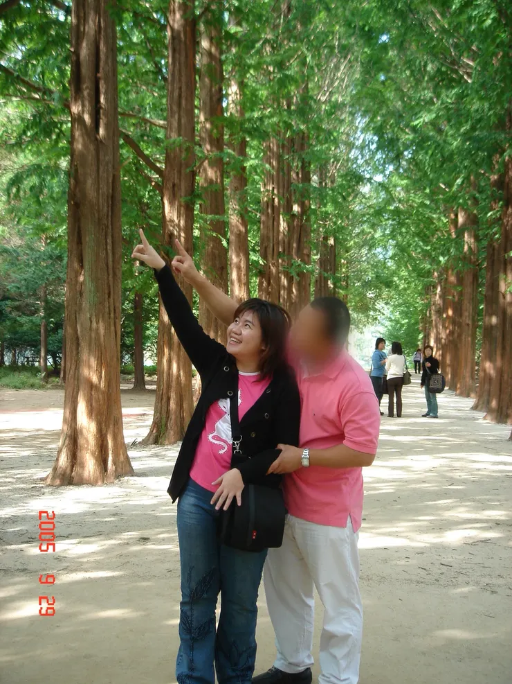 浪漫的南怡島，我們成了平民版發福的崔智友和裴勇俊了