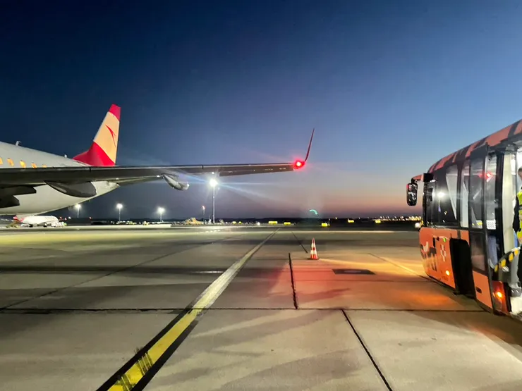 維也納機場停機坪 shot by Emma@09/2025.