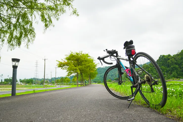 安農溪自行車道風光明媚。