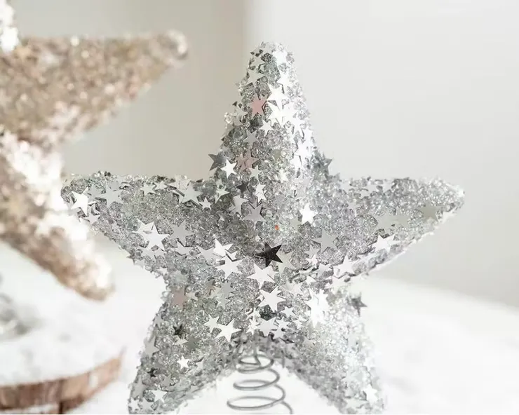 北歐風聖誕樹頂星