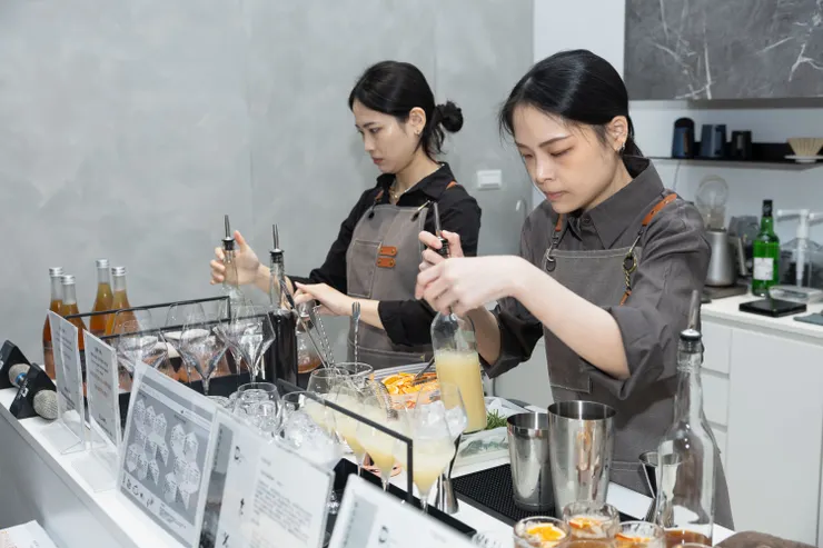 丹円藝術是少數桃園藝廊中提供精緻飲品的藝廊空間