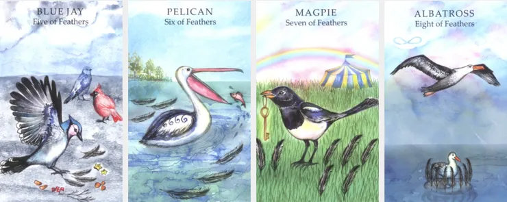 由左至右為藍松鴉(寶劍5)-鵜鶘(寶劍6)-喜鵲(寶劍7)-信天翁(寶劍8)