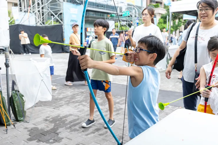 活動現場安排虛擬運動競賽與相關體驗區。圖：主辦單位提供