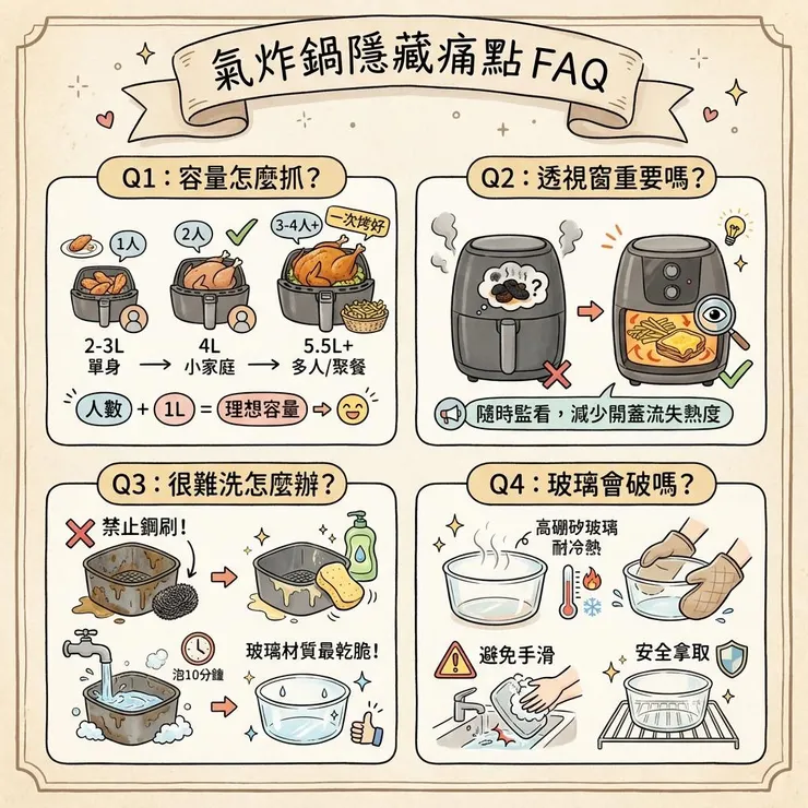 氣炸鍋隱藏痛點 FAQ