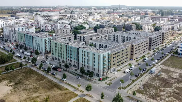 柏林近郊Adlershof的微型學生公寓，月租金450歐元(圖片來源：BZ，攝影Ralf Günther)