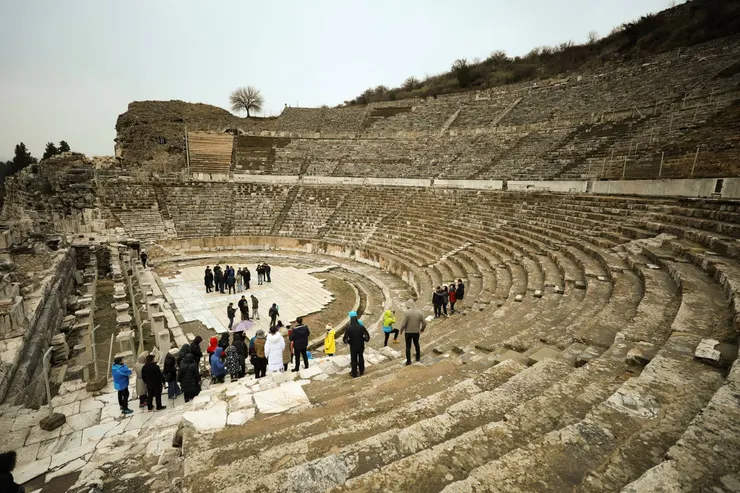 土耳其以弗所(Efes)遺址大劇院看臺