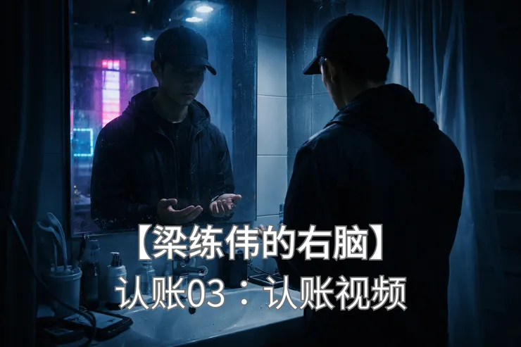 梁练伟镜前托起无形彩球