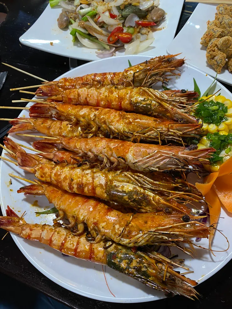 烤大明蝦