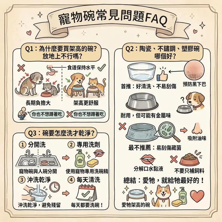 寵物碗常見問題FAQ