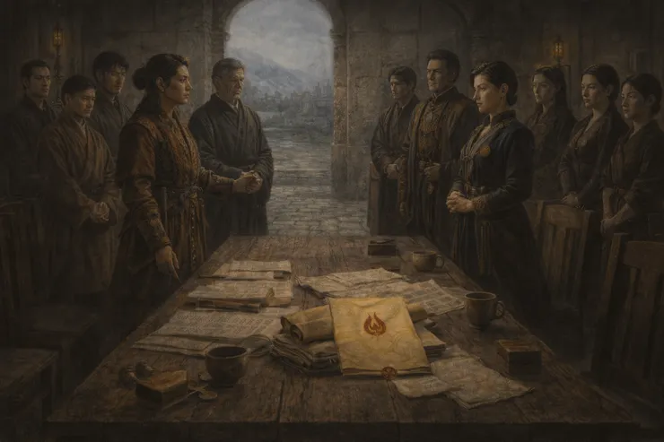 艾芙爾帝國與流放谷共和國第一次外交會談