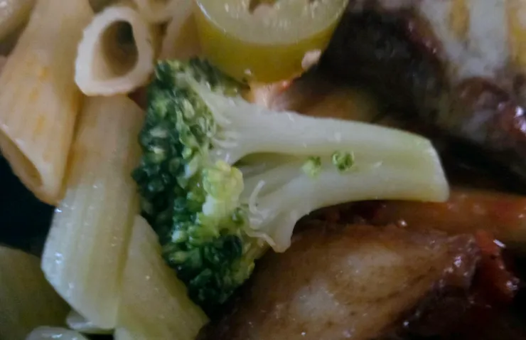 少許的蔬菜和馬鈴薯