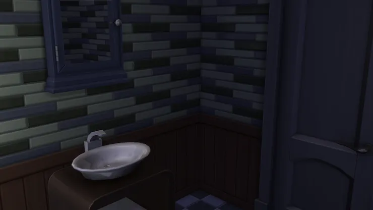 二樓另一個洗手間，通常是妹妹用。