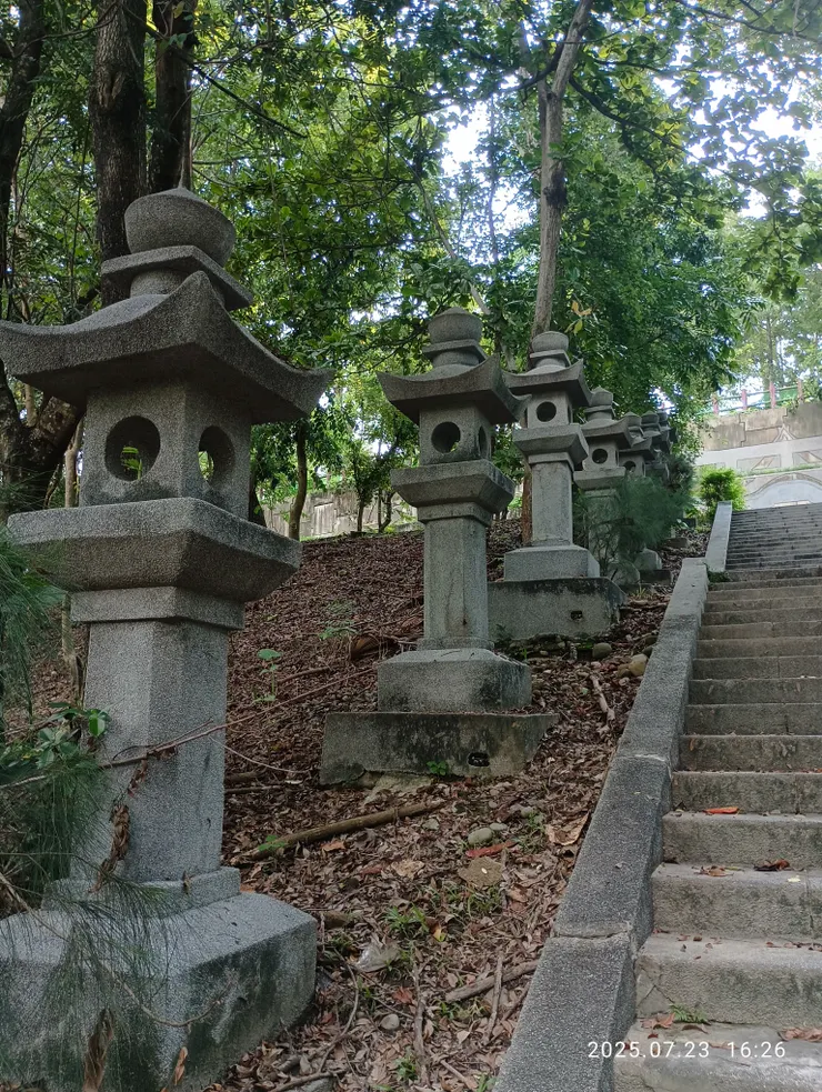 旗山神社，自拍攝