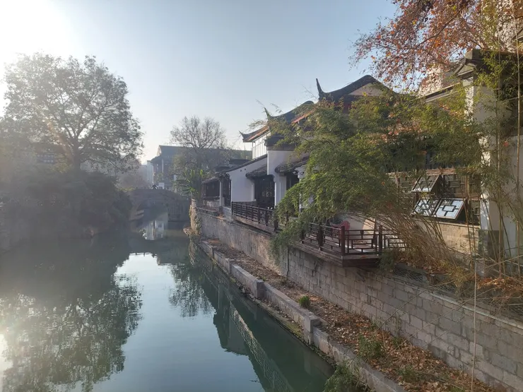 從建康路上拍的桃葉橋