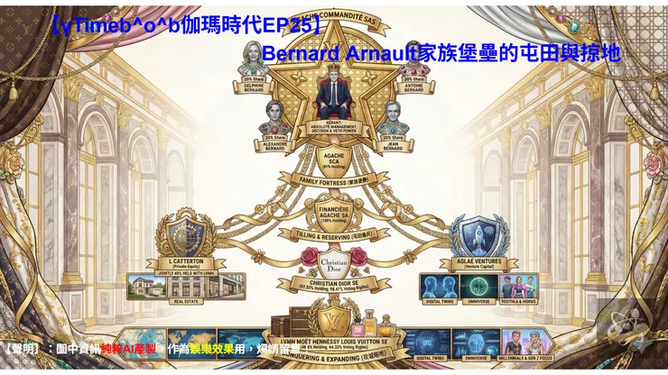 【γTimeb^o^b伽瑪時代EP25】Bernard Arnault家族堡壘的屯田與掠地 20260127Tue