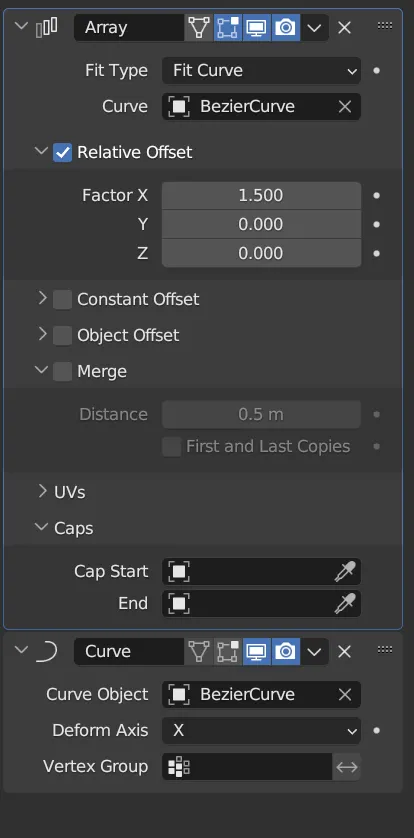 曲線陣列參數設定,數量由曲線長度控制