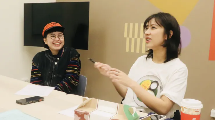 （圖／左陳卓斯導演，右王紀堯導演；張文珈攝影）