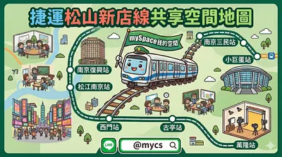 【松山新店線】最強共享空間懶人包，開會、派對、攝影