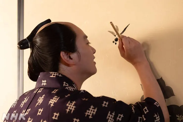 肉筆畫是難得的大案子