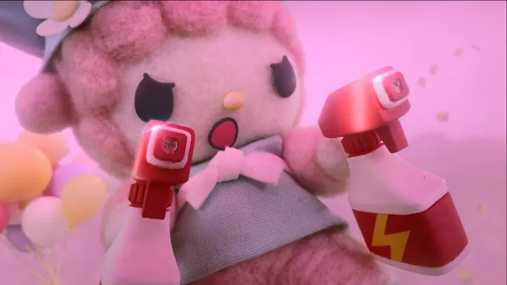 Piano拿著雙槍（X）清潔劑（O）的架勢很面善耶！原來…